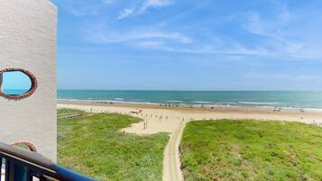 Na praia