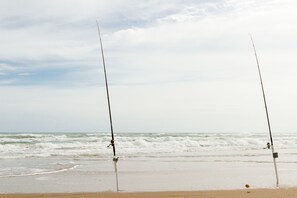 On the beach