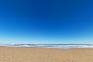 On the beach