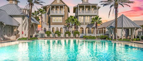 Una piscina climatizada