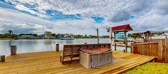 Copano Bayfront Haven | Dock  | 7 Miles to Rockport Beach