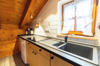 Apartment no. 1, 27m², living/bedroom, balcony, TV, 2 pers.