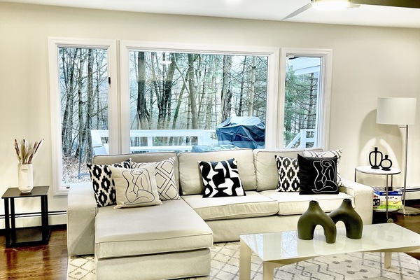 TV connectée, cheminée