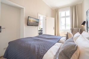 2 soveværelser, pengeskab på værelset, Wi-Fi, sengetøj