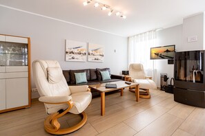 Fernseher, Kamin
