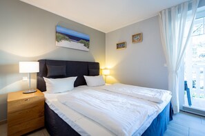 2 chambres, coffres-forts dans les chambres, Wi-Fi, draps fournis