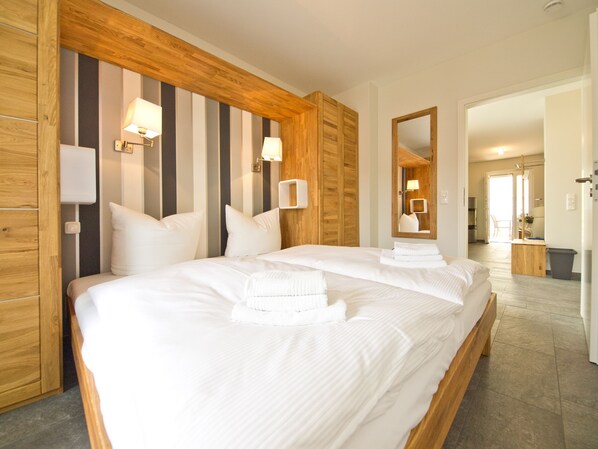 2 soveværelser, pengeskab på værelset, Wi-Fi, sengetøj