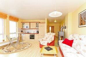 TV, fireplace - Residence Bismarck, App. 11 (Heringsdorf)