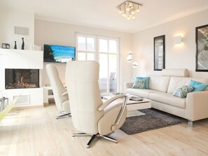 Fernseher, Kamin