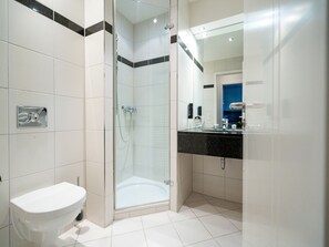 Shower, hair dryer