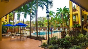 Indoor pool, outdoor pool