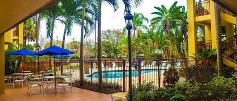 Indoor pool, outdoor pool