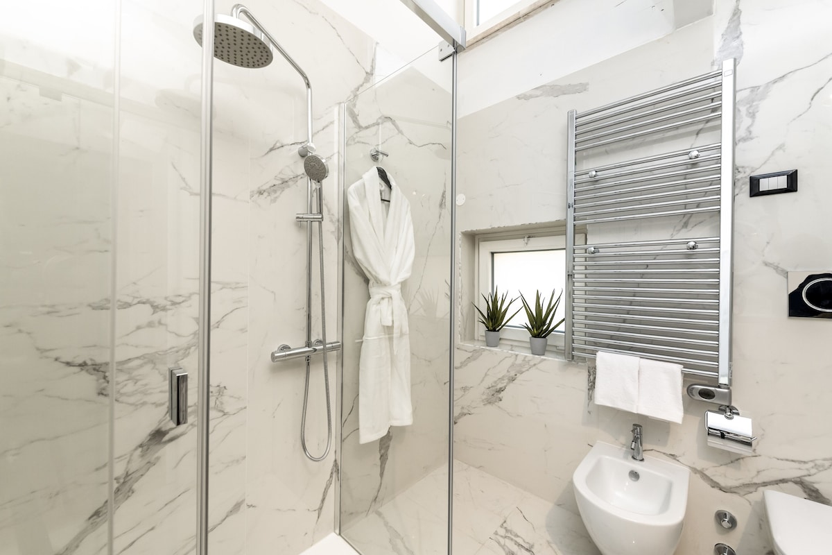 Shower, rainfall showerhead, hair dryer, bidet
