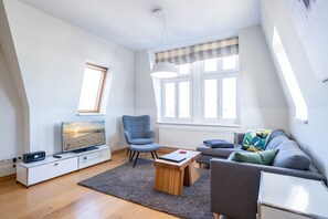 TV, fireplace - Castle by the sea, App. 5 (Heringsdorf)