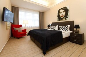 1 室のベッドルーム、WiFi、ベッドシーツ