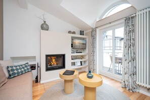 TV, fireplace - Weiße Düne, App. 11, Germany (Heringsdorf)