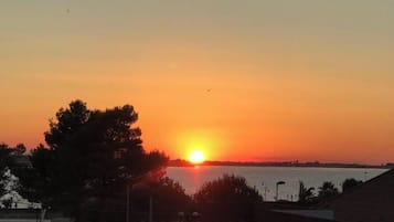 Vue depuis lâhĂ©bergement