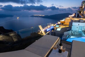 Doppia Deluxe, 1 letto matrimoniale, vista mare | Terrazza/patio
