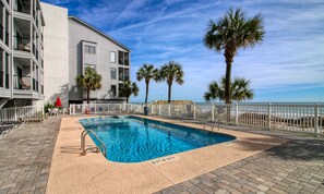 Pool - Ocean Cove 306 - Three Bedroom, Two 1/2 Bath Oceanfront Condo (Garden City Beach)