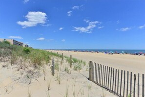 Enjoy a serene beach experience with access to the shore.