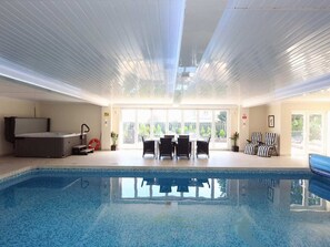 Indoor pool, a heated pool