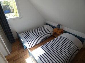 2 chambres, lit parapluie, Wi-Fi gratuit, draps fournis