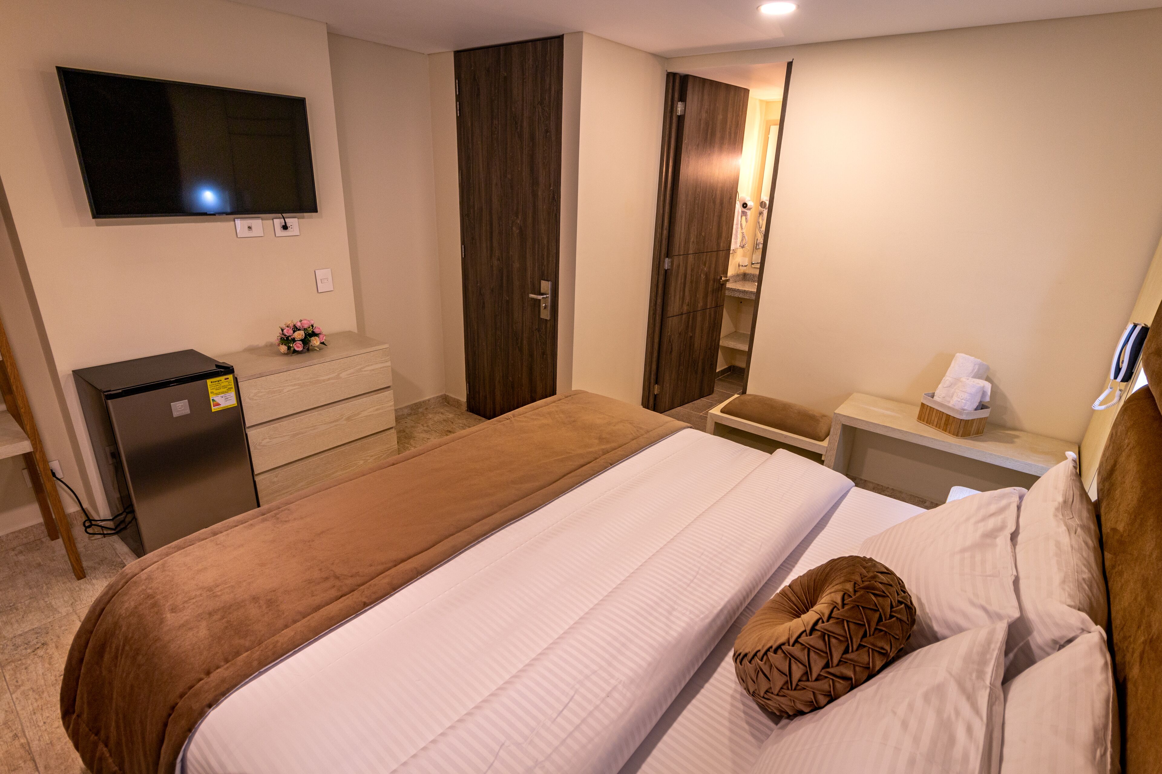 superior double room | down duvets, minibar, in-room safe, blackout curtains