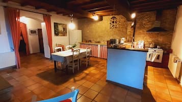 Four, lave-vaisselle, grille-pain, tables Ă manger