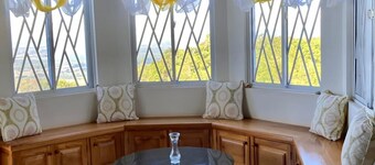 Nature lovers paradise overlooking the turquoise Caribbean sea