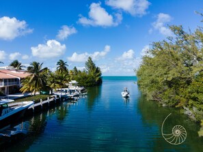 Enjoy serene waterfront views and easy access to boating activities.