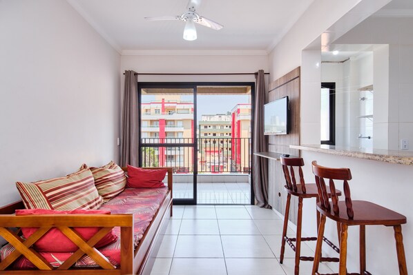 Apartment | Living room - Fabiano Ubatuba (Ubatuba)