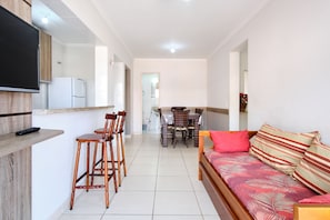 Apartment | Living room - Fabiano Ubatuba (Ubatuba)