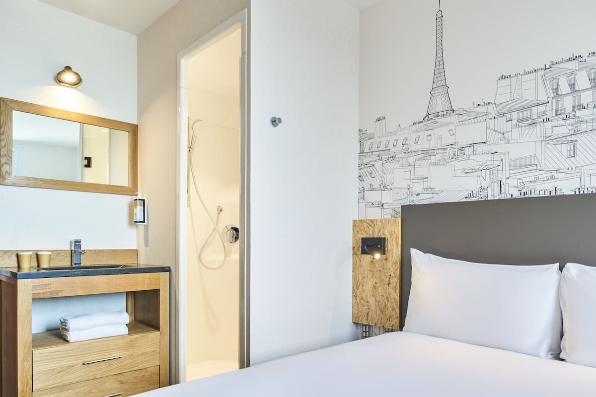 Luxe beddengoed, geluiddichte muren, gratis wifi, beddengoed
