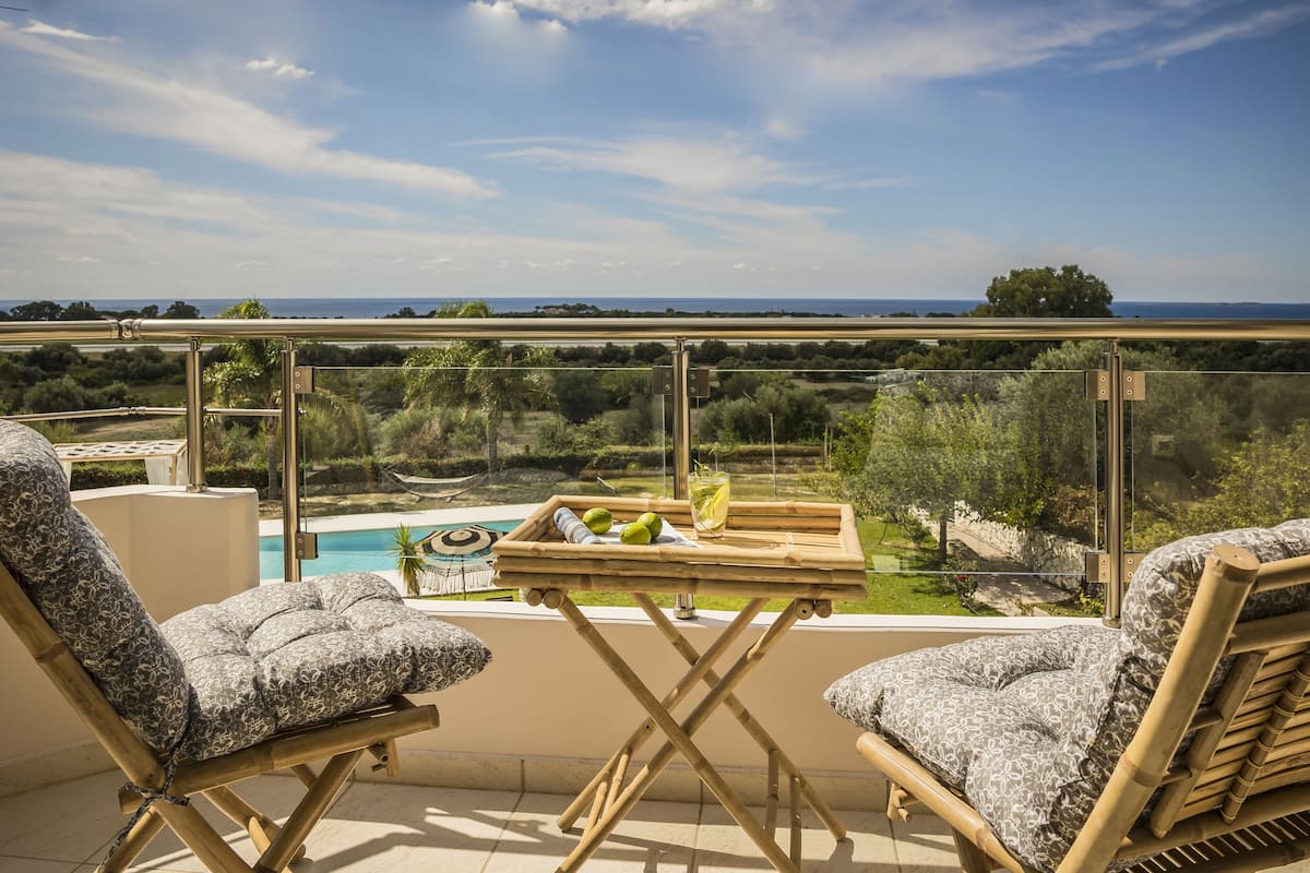 Panoramic Apartment, 2 Bedrooms, Balcony, Sea View | Balcony