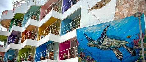 Fassade der Unterkunft