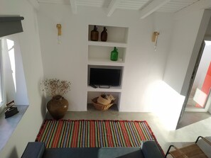 TV connectée, cheminée