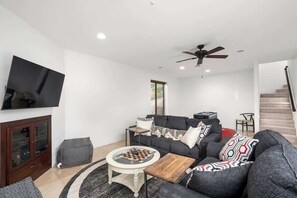 TV, fireplace, video games, offices - Luxury Home w/ Pool/Hot Tub, Mountain Views, Games (Fountain Hills)