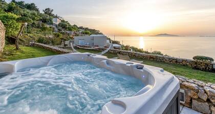 Villa DAlessandro Carmela, private apartment and private hot jacuzzi