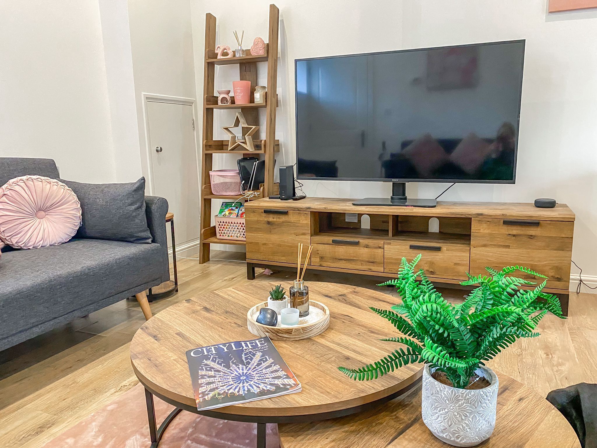 Casa de campo, baño privado, vistas a la ciudad (Gaia Lane) | Salón