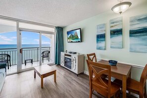 Smart TV, offices - New Penthouse-Oceanfront, Heated Pools, TOP Floor (Myrtle Beach)