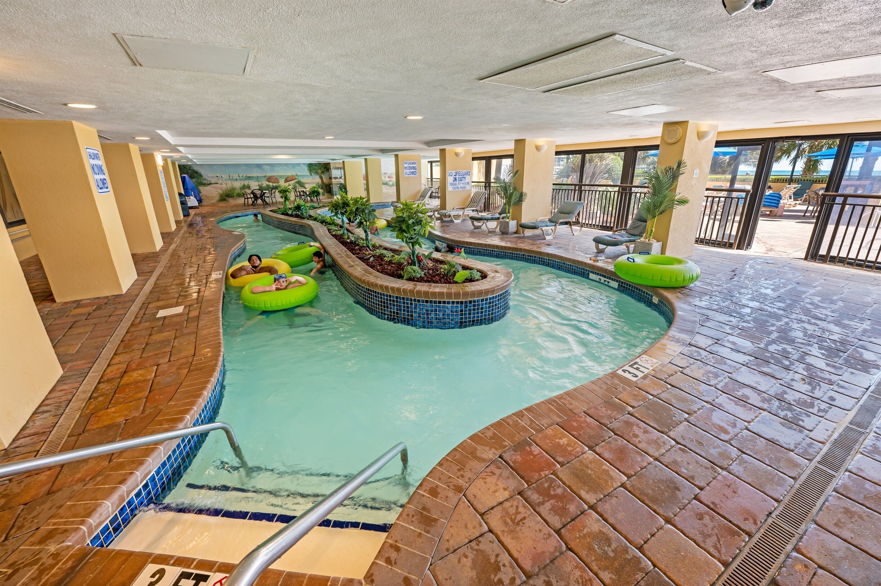 Indoor pool, a heated pool