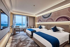 Desk, free WiFi, bed sheets - Howard Johnson by Wyndham Tianxiaqiguan Hotel Xingwen (Yibin)