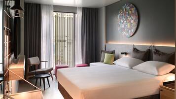 1 habitación y ropa de cama hipoalergénica