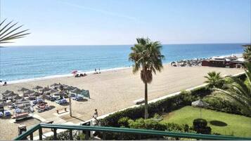 Accommodatie ligt op het strand