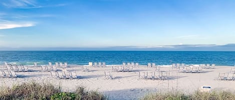 Aan het strand