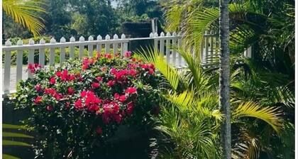 Vacation hideaway with sunset and mountain views