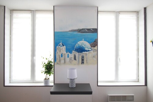 Santorini - Appartement avec décoration soignée au coeur de la Fère