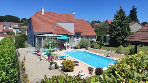 House in the countryside, very quiet area.