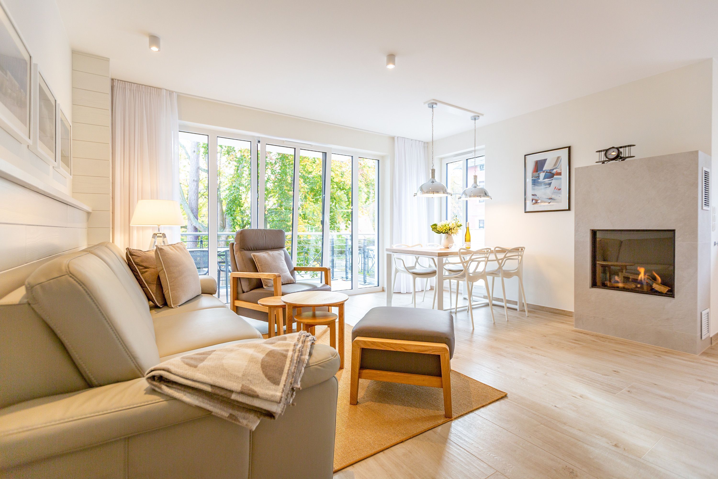 تلفزيون، مدفأة