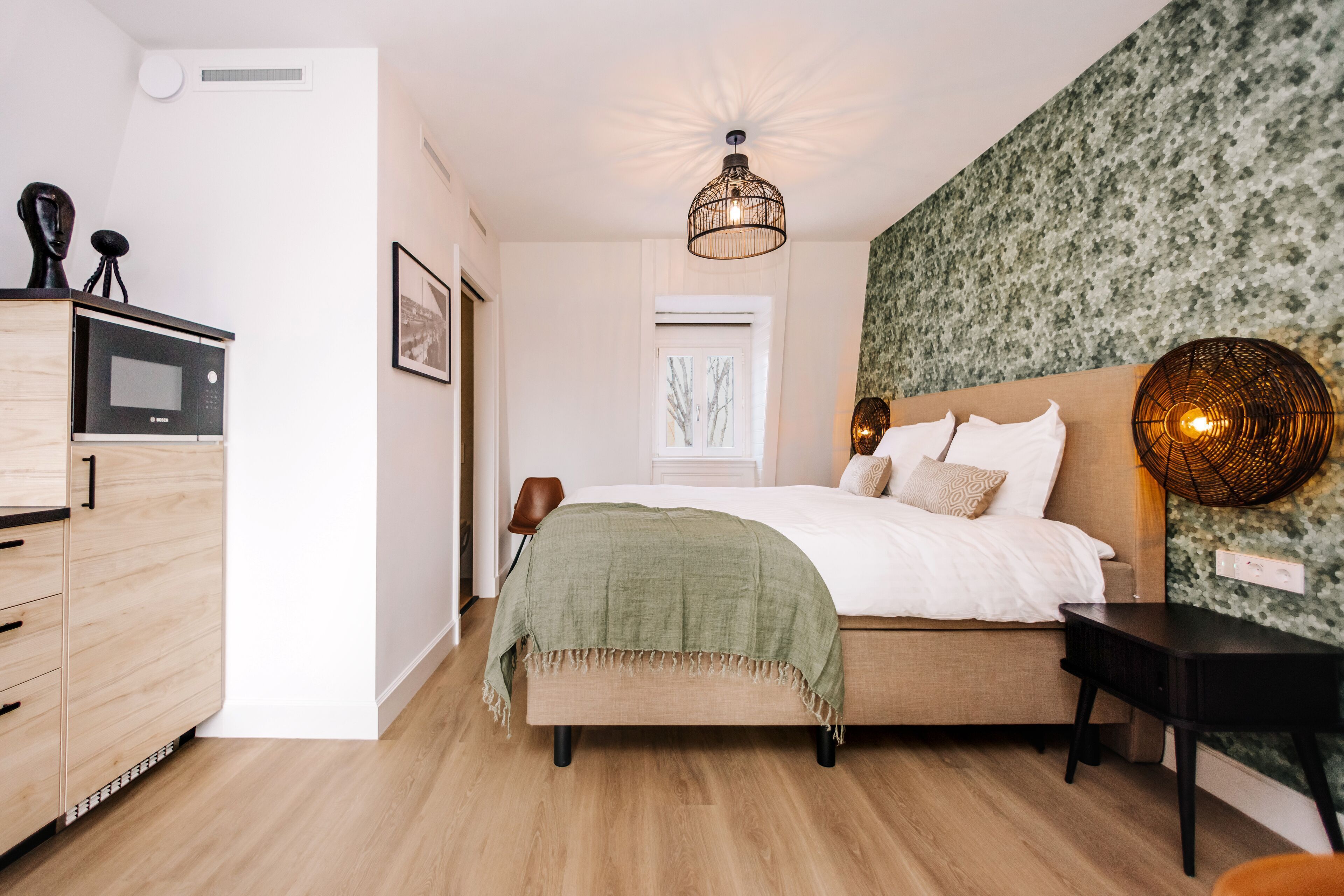 Premium bedding, memory-foam beds, minibar, in-room safe
